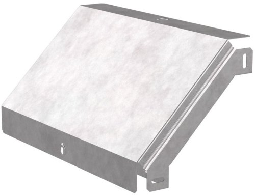 Угол для лотка вертикальный внешний с крышкой Промрукав Стандарт 90град. 400х50 фото Угол для лотка вертикальный внешний с крышкой Промрукав Стандарт 90град. 400х50 картинка